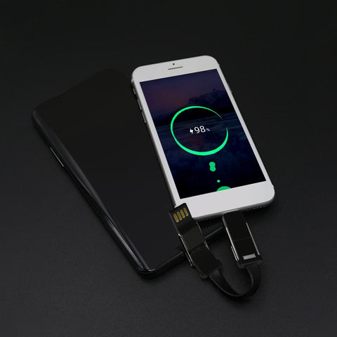 4 in 1 Charging Cable-Ultra Portable Charging/Keychain Cable -CE01126-Veeddydropshipping