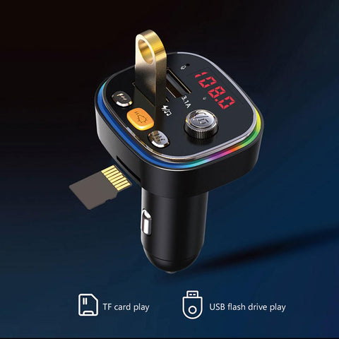 Bluetooth USB Car Charger Fast Charging-PA01162-Veeddydropshipping