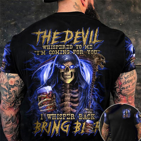 Heavy Metal Phonk Style Printed Men&#39;s Street Hip Hop Trend T-shirt-TB01159-Veeddydropshipping