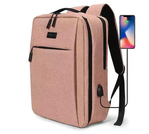 Waterproof School Backpacks USB Charging Business Travel Bag-BS00345-Veeddydropshipping