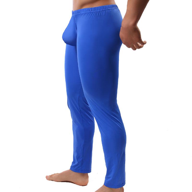 Ice Silk Protruding Penis Pocket Gay Underwear Home Lounge-MF01548-Veeddydropshipping