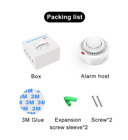 Security Safety Prevention Smoke Sensor Sound Alarm P-CO00620-Veeddydropshipping