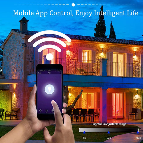 Tuya WiFi Smart LED Floodlight Reflector 220V 30W 50W 100W RGB-TI00880-Veeddydropshipping