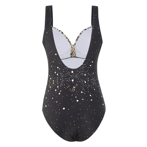 Summer One-Piece Large Swimsuits Closed Plus Size Swimwear Female Body -OS00088-Veeddydropshipping