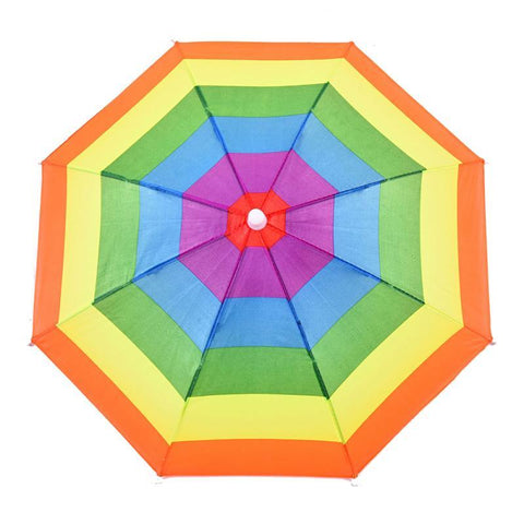 Portable Rain Umbrella Hat Foldable Outdoor Sun Shade Waterproof Camping Fishing Hiking -OS00480-Veeddydropshipping