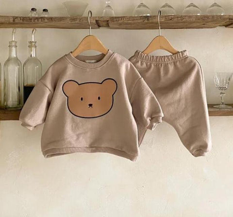 Infant Kids Baby Boys Girls 2pcs Clothes Sets Long Sleeve Hoodie-TB00750-Veeddydropshipping