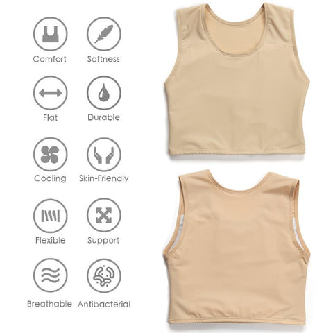 Breathable Half Chest Binder-WF00742-Veeddydropshipping
