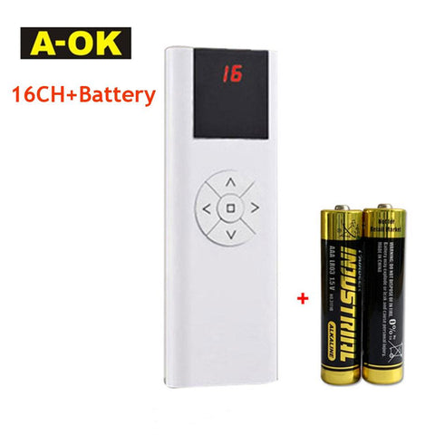 A-OK AC114 01/02/06/16 Channel Handheld Wireless Emitter for A OK RF433-TI01067-Veeddydropshipping