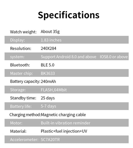 Smartwatch Waterproof Sport Watch Custom Dials  Men -JW00841-Veeddydropshipping
