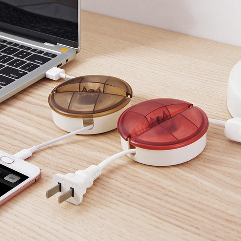 Desktop Organizer Mobile Phone Data Cable Storage Box-Veeddydropshipping
