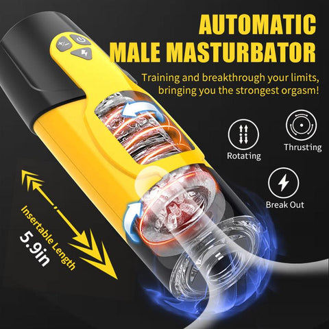 Automatic Male Masturbator Telescopic Rotation Vagina Masturbation Adults Sex -BH01319-Veeddydropshipping