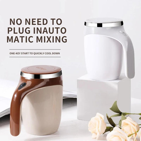 Automatic Self Stirring Magnetic Mug Stainless Steel-HA01249-Veeddydropshipping