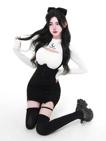 Korean Style Women Elegant Sexy Mini Skirt-WF00624-Veeddydropshipping