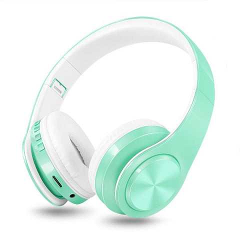 Newly Macaron Colors Stereo Headset Bluetooth Earphone Headphone Wireless -CE01193-Veeddydropshipping