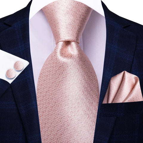 Floral Yellow Gold Ties and Handkerchiefs Cufflinks Set Men-JW01306-Veeddydropshipping