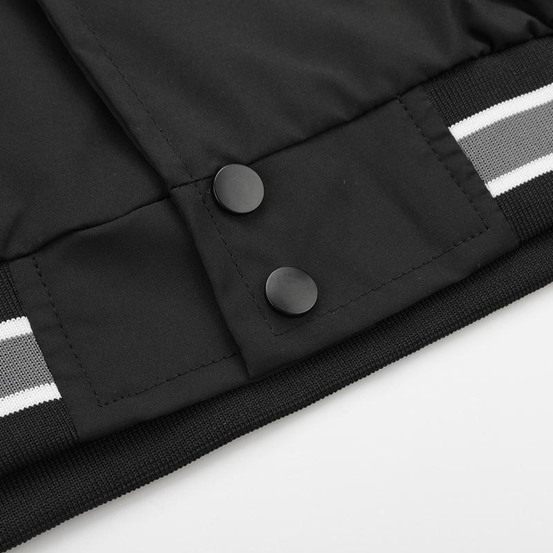 Drawstring Detachable Hooded Jacket-Veeddydropshipping