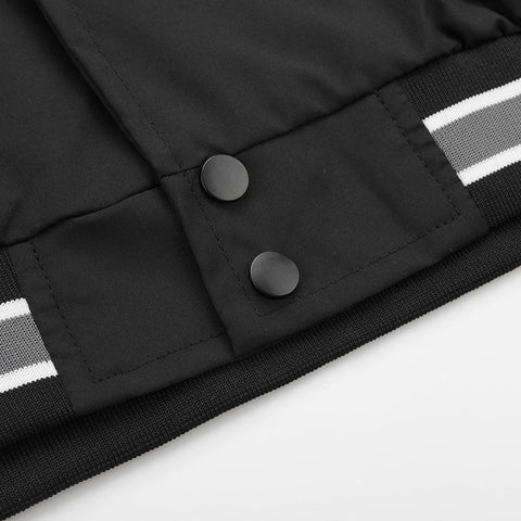 Drawstring Detachable Hooded Jacket-Veeddydropshipping