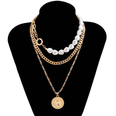 Pendant Necklace for Women  Punk Aesthetic Jewelry -JW01184-Veeddydropshipping