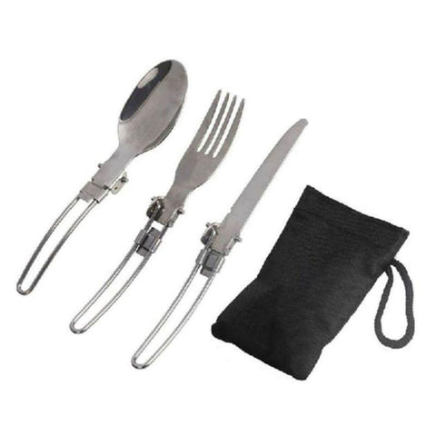 Portable Printed Stainless Steel Spoon Fork Steak Knife-OS01328-Veeddydropshipping