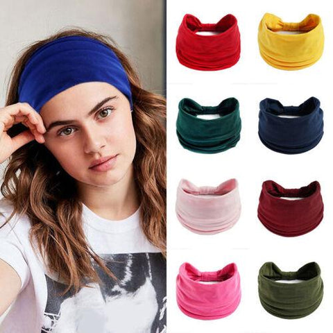 Wide Headband Ladies Hair Band Head Wrap-WF01073-Veeddydropshipping