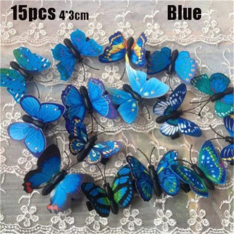 12/15pcsButterfly Barrettes Hair Clips Pins Hair Jewelry -JW00526-Veeddydropshipping
