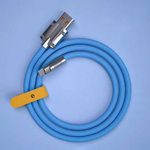 120W 6A Super Fast Charge Type-C Liquid Silicone Cable Quick Charge USB Cable-PA00396-Veeddydropshipping