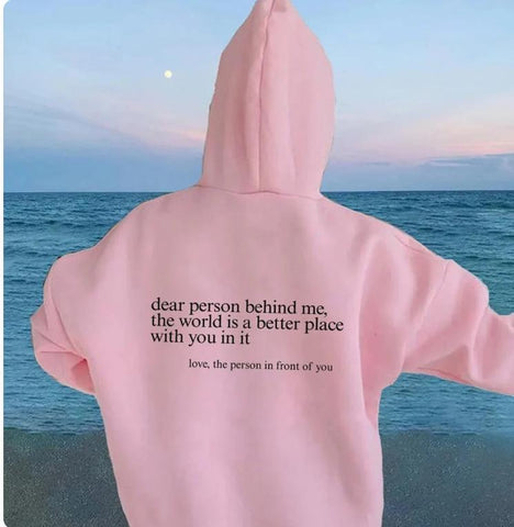 Behind Me.the World Is A Better Place with