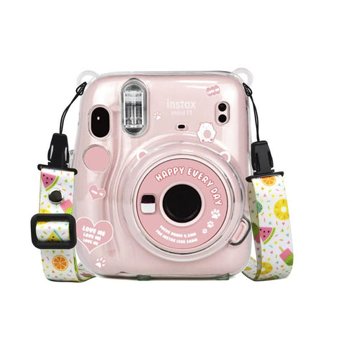 For Fujifilm Instax Mini 11 Transparent Camera Case Protective Carry Bag Case-CE00077-Veeddydropshipping