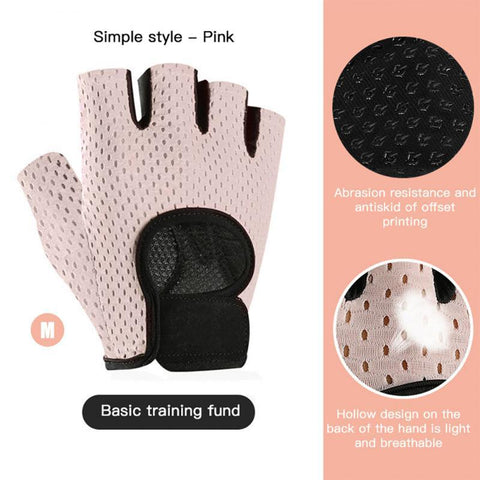Cycling Anti-slip Anti-sweat Breathable Half Finger Gloves Men Women Professional -OS01024-Veeddydropshipping