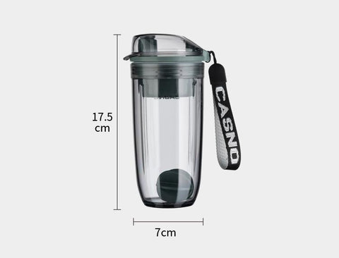 Sport Shaker Bottle Plastic Water Bottle-HA01300-Veeddydropshipping