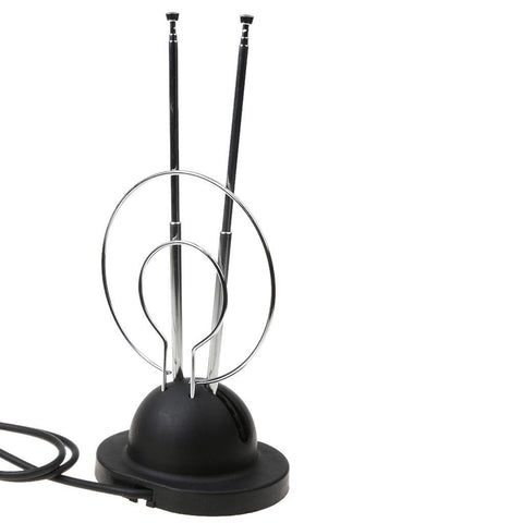 Universal Indoor Rabbit Ear TV  for  Ready VHF UHF Dual Loop-CE01033-Veeddydropshipping