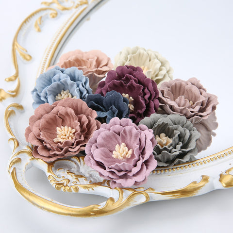 Artificial Microfiber Fake Flowes Heads-HA00705-Veeddydropshipping