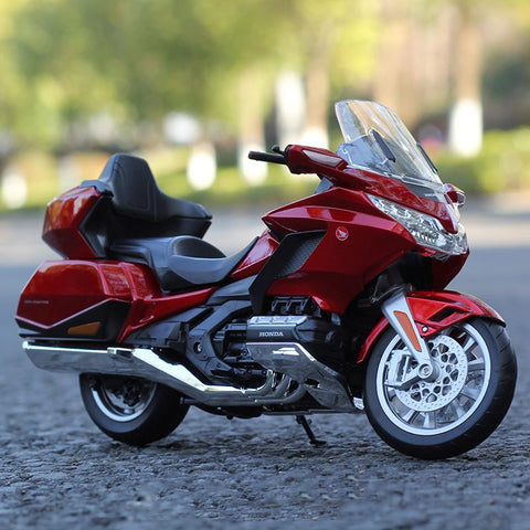 WELLY 1:12 2020 Honda Gold Wing Motorcycle Simulation Alloy Model-TB01432-Veeddydropshipping