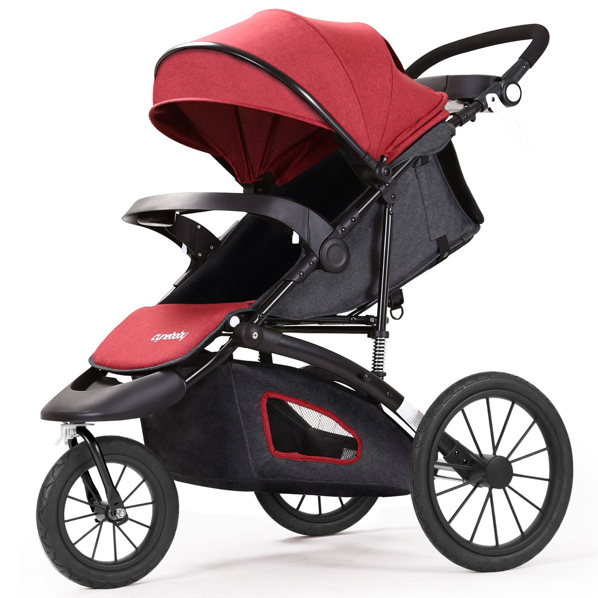 Jogging Stroller Foldable Jogging Stroller Single Toddler Stroller Jogging-TB00406-Veeddydropshipping