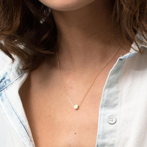 Stainless Steel Necklace Women Minimalist Dainty Necklace-JW01173-Veeddydropshipping