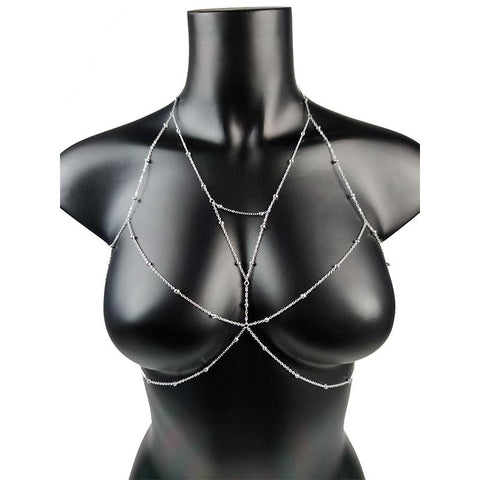Sexy Fashion Body Chain Pearl Waist Chains Simple for Women-JW01376-Veeddydropshipping