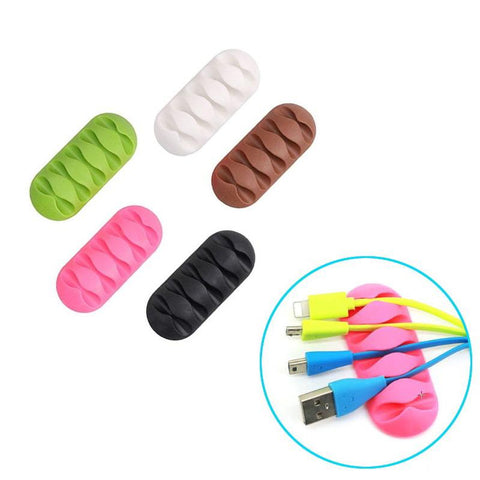Cable Winder Cord Organizer Earphone Holder Charger wire fixing device Desktop Phone Cables-PA00910-Veeddydropshipping