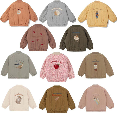 Girls New Fashion Children Cartoon Thick Plush Lamb Fleece Flight-TB01240-Veeddydropshipping