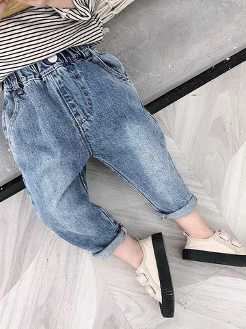 Summer Baby Boys Denim Shorts Fashion Hole Children Jeans South-TB01309-Veeddydropshipping