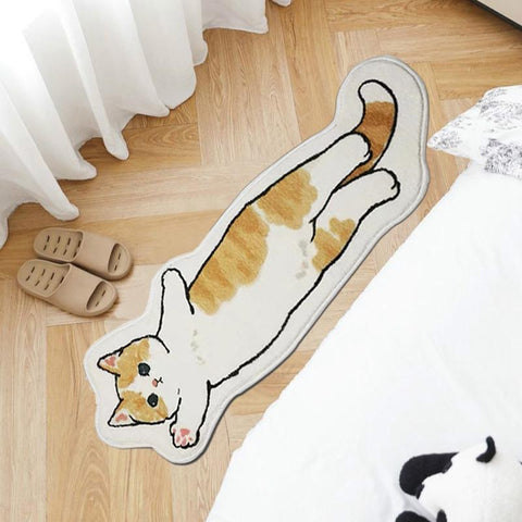 Long Carpet Kawaii Cat Pattern Rug Soft Floor Mat-HA00482-Veeddydropshipping