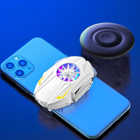 Mobile Phone Cooler Cellphone Radiator With Dual Air Outlet Back Clip Phone Cooler Fan-PA00664-Veeddydropshipping