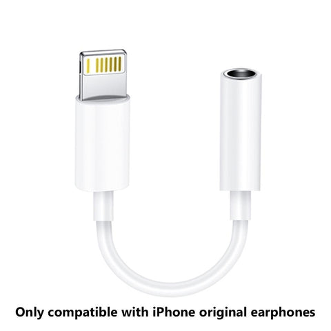 For Lightning to 3.5mm 2 in 1 Earphone Audio Adapter For iPhone 11 12 Pro 7 8 Plus X-PA00990-Veeddydropshipping