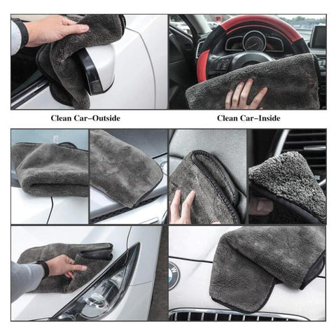 Geruiou 1200GSM Car Wash Drying Towel Accessory Microfiber Cleaning-AM00362-Veeddydropshipping