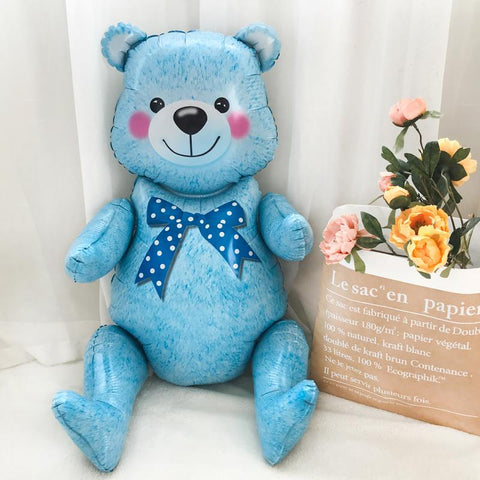 Cartoon Animal Theme With Bear Foil Balloon-HA00611-Veeddydropshipping