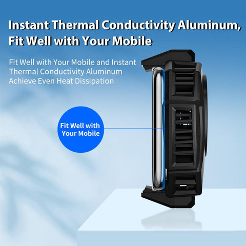 Mobile Phone Cooler Universal Phone Cooling Fan Case DL05 Radiator-PA00681-Veeddydropshipping