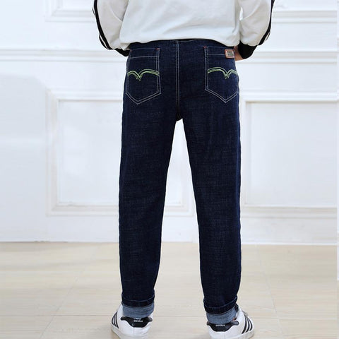 SheeCute Boys Spring Autumn jeans Kids Denim pants casual Fit Stretch Straight-TB01311-Veeddydropshipping