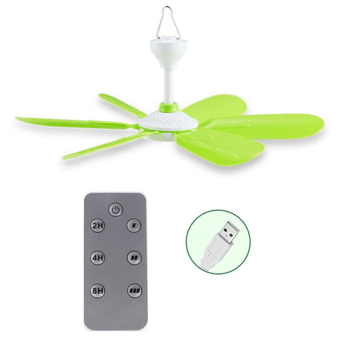 Remote Control Timing  USB Ceiling Fan Tent -CO00049-Veeddydropshipping