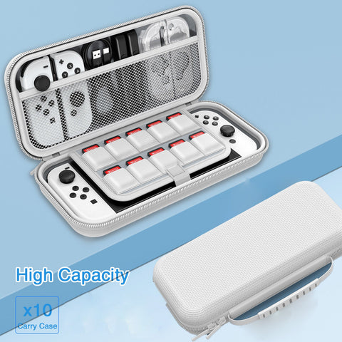 Mooroer Portable Case Nintend Switch OLED Waterproof Hard Protective Storage Bag -CE01331-Veeddydropshipping