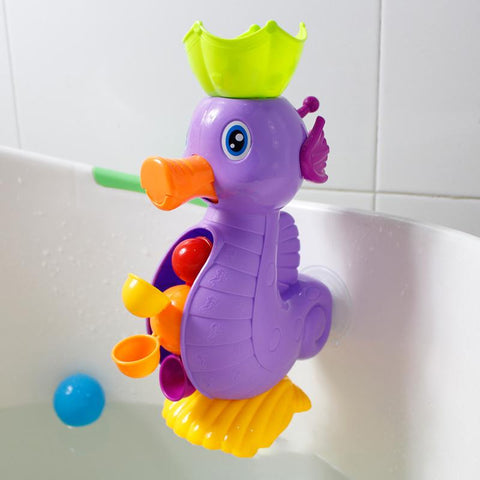 Kids Shower Bath Toys Cute Yellow Duck Waterwheel Elephant Toys-TB00548-Veeddydropshipping