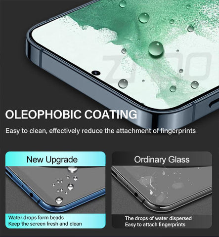 2PCS Tempered Glass For Samsung Galaxy S21 S22 S23 Plus Screen Protectors Fingerprint-PA00557-Veeddydropshipping